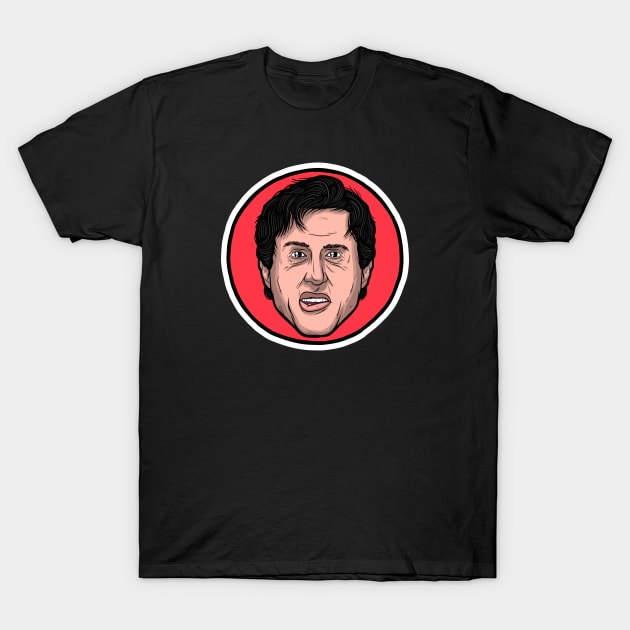 Sylvester Stallone T-Shirt by Baddest Shirt Co.